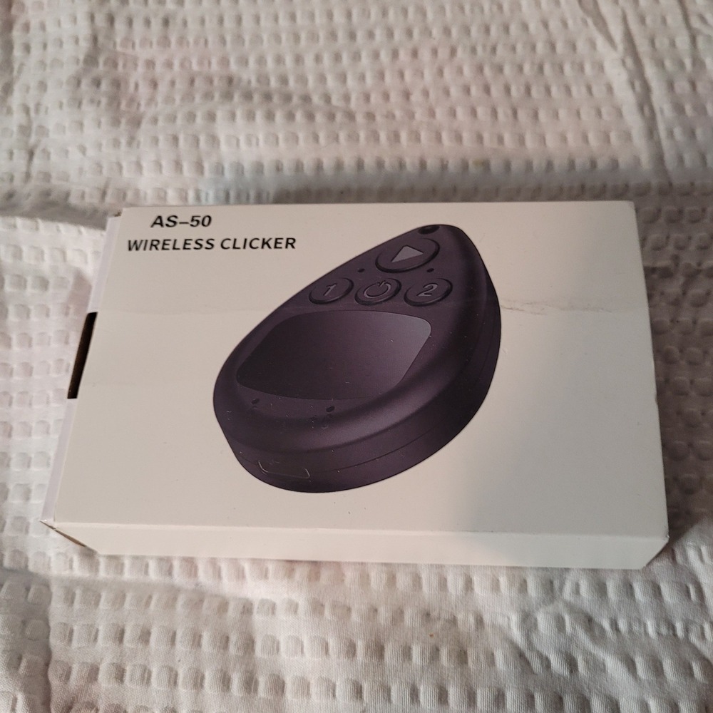 OUWireless‎ Clicker Remote Control Automated Scrolling Reward Task Black
